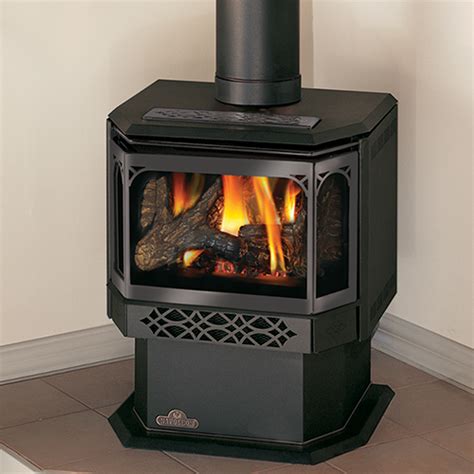 free standing gas fire stove